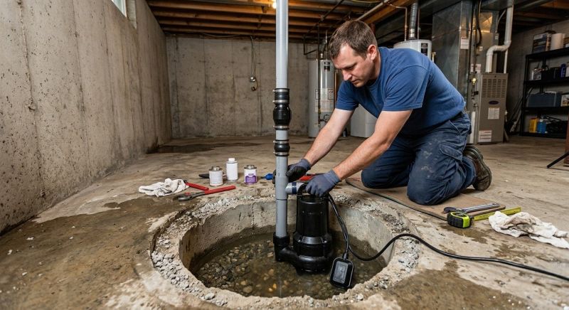 Basement Drainage Installation in Birmingham, AL