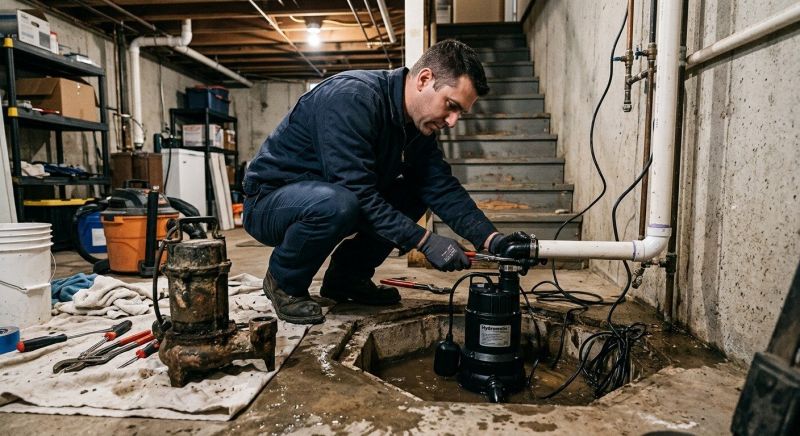 Ejector Pump Installation in Warwick, RI